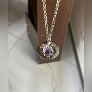 Vivienne Westwood Gold and Purple Necklace